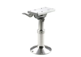 Stoelpoot verstelbaar 435-635 mm met slede