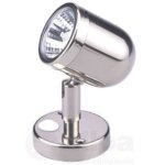 LED mini leeslamp messing verchroomd