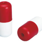 Lijndrijver rood/wit 140 x 60 mm
