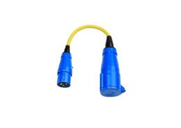 Adapter Cord 16A/250V CEE/Schuko