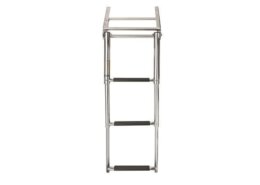 Telescopische cassette ladder 3 treden voor dekmontage.