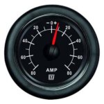 Ampèremeter Vetus zwart 80A 12/24V