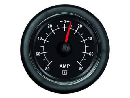 Ampèremeter Vetus zwart 80A 12/24V