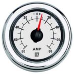 Ampèremeter Vetus wit 80A 12/24V
