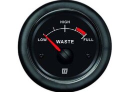 Vetus vuilwatermeter 12V/24V zwart - nieuwe lijn