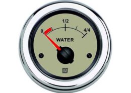 Watermeter Vetus 12/24V creme