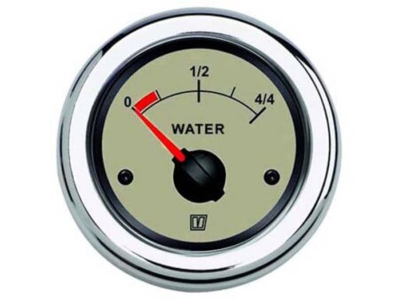 Watermeter Vetus 12/24V creme