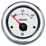 Watermeter Vetus 12/24V wit