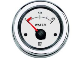 Watermeter Vetus 12/24V wit
