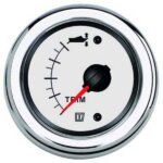 Vetus trim meter 12/24 volt, wit