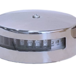 Positielantaarn LED Gepolijst RVS 304 huis; 10-30V; rood 112.5°