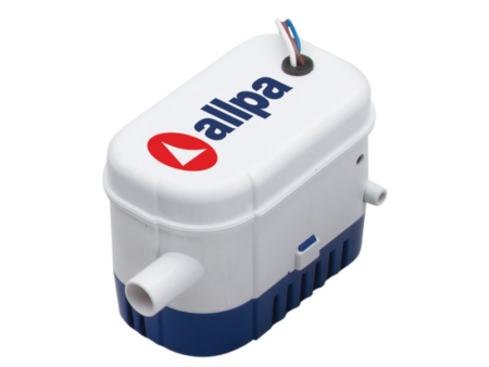 Bilgepomp met vlotter schakelaar, 12 volt - 32 ltr/min
