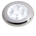Hella Slim-Line oriëntatieverlichting, wit, LED, RVS gepolijste rand