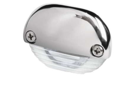 Hella Easy fit step lamp wit met rvs kap