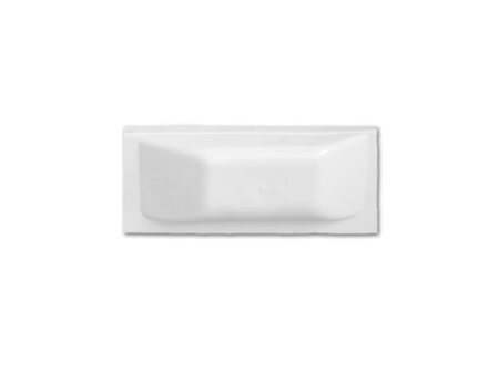 Steigerfender recht 25 x 7 x 10 cm, wit