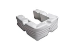 Steigerfender flexibel 100 x 12 x 7 cm, wit