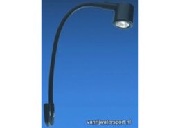 Kaartleeslamp lang, zwart LED