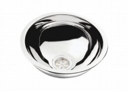 Ronde roestvaststalen kom 260 mm