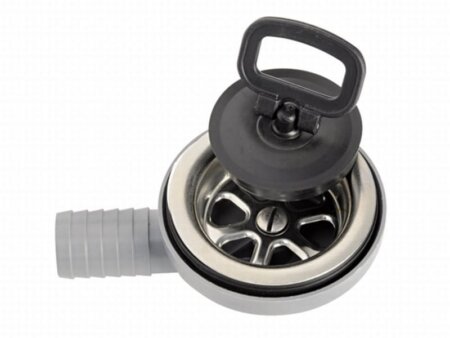 Afvoer voor wasbak haaks 25 mm