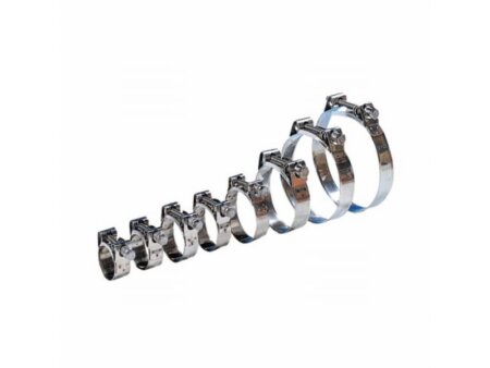 Heavy Duty Slangklem; RVS 304; 40 - 43 mm