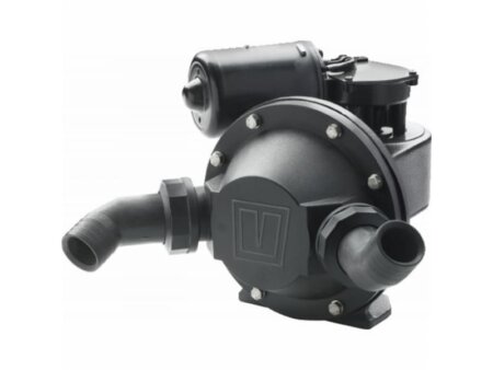 Vetus vuilwaterpomp, draaibare slangaansluiting, 12V