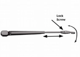 Extra zware arm voor W12, 340 - 470 mm