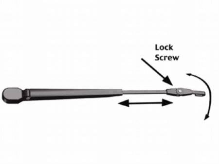 Extra zware arm voor W12, 340 - 470 mm