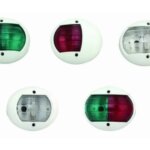 Navigatielicht LED rood/groen, wit huis