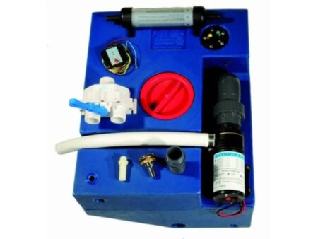 Vuilwaterset 75 liter schuine onderzijde