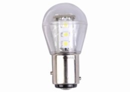 LED kogellamp Bay15D rood