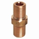 Messing nippel 3/8"