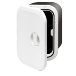 Inbouwkast wit 270x373mm met deksel