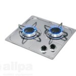 Gaskomfoor RVS 350x320x80 mm, twee branders