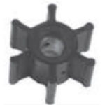 Impeller - Jabsco (nitriel) voor elektrische toilet