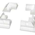 Hoekblokken wit (set van 4)