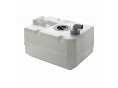 Vetus vuilwatertank met aansluitingen 80 liter