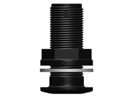 Huiddoorvoer Composiet - 3/4'' zwart