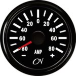 Ampèremeter 80A zwart/zwart CN inclusief shunt