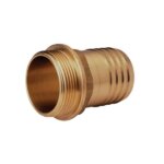 Slangpilaar Brons met buitendraad - 3/4'' x 20 mm