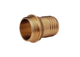 Slangpilaar Brons met buitendraad - 3/4'' x 20 mm