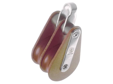 HYE blok 2-schijfs met beugel, voor touw Ø12mm
