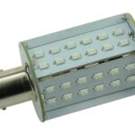 LED kogellamp Bay15D 2-kleuren