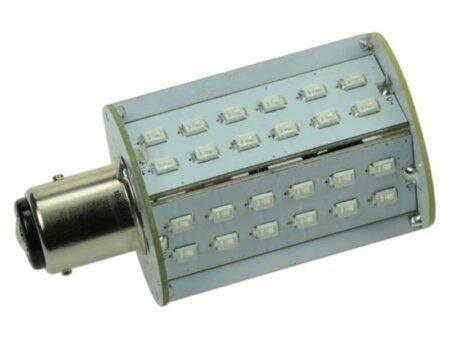 LED kogellamp Bay15D 2-kleuren