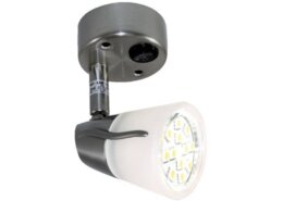 Wandlamp mat verchroomd