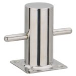 RVS316 Bolder Ø50mm met voetplaat