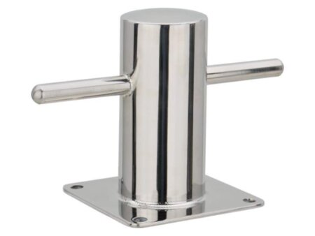 RVS316 Bolder Ø90mm met voetplaat