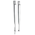 Vetus dubbele instelbare ruitenwisserarm 308 - 393 RVS