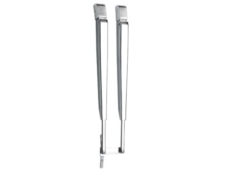 Vetus dubbele instelbare ruitenwisserarm 386 - 471 RVS