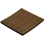 Anti-Slip dekbekleding; naturel teak