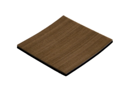 Anti-Slip dekbekleding; naturel teak